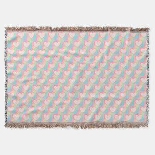 Hearts Throw Blanket