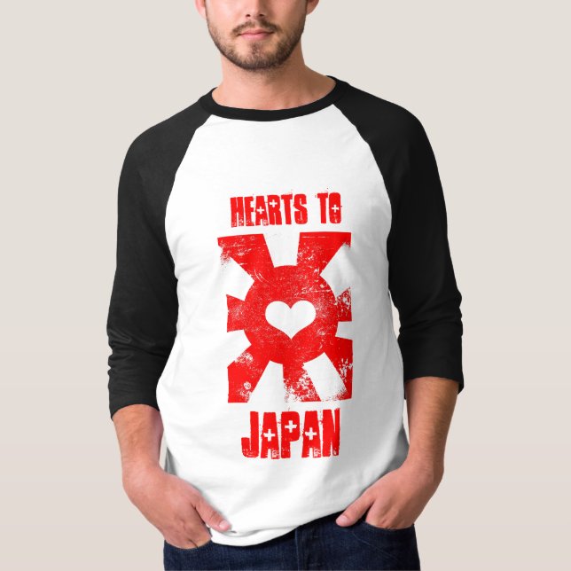 Hearts To Japan T-Shirt (Front)