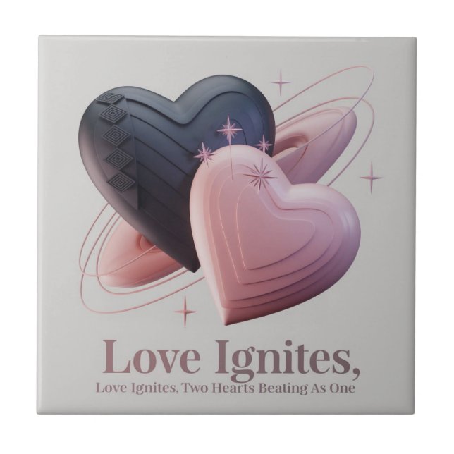 Hearts Together Coaster (Front)