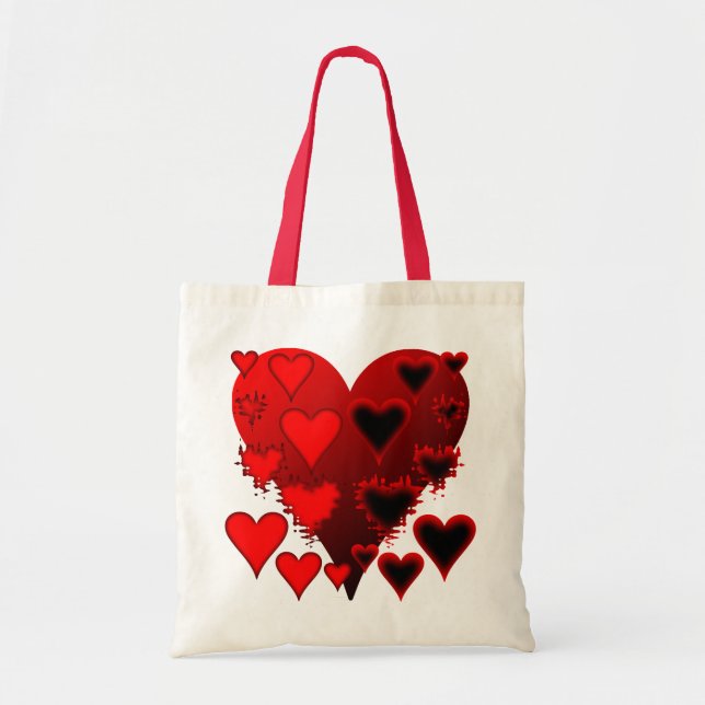Hearts Tote Bag (Front)
