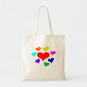 Hearts Tote Bag