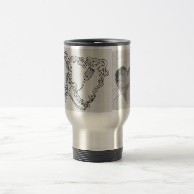 Hearts Travel Mug (Center)