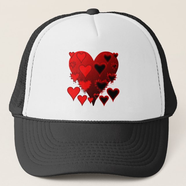 Hearts Trucker Hat (Front)
