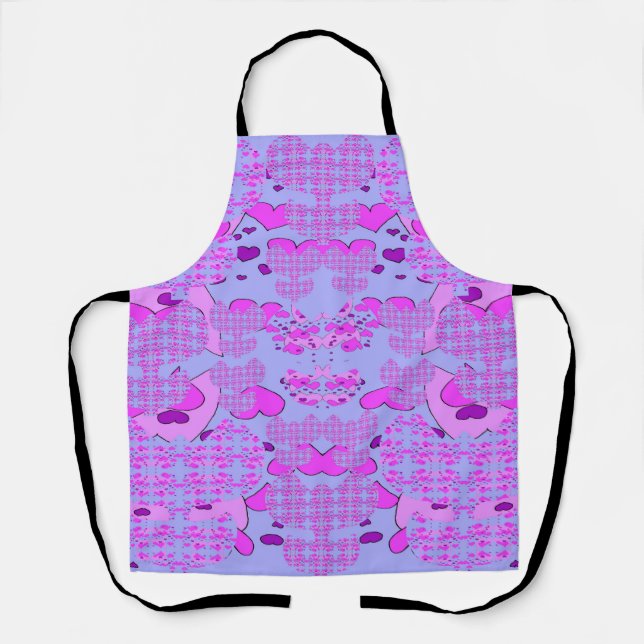 Hearts Tulips Apron (Front)