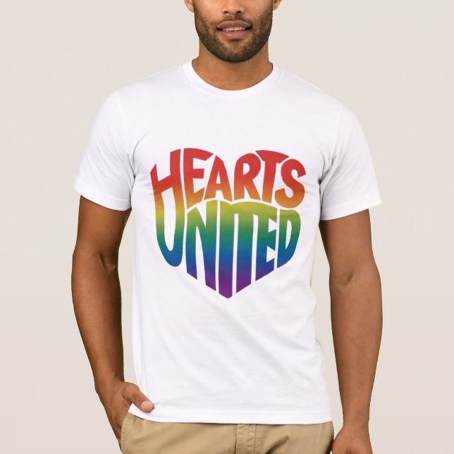 Hearts United Best Sellers T shirt for him for her (Front)