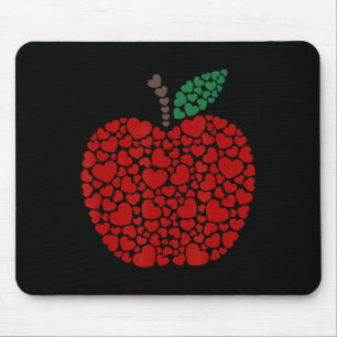 Hearts Valentine#39;s Day Teacher Students  Mouse Pad