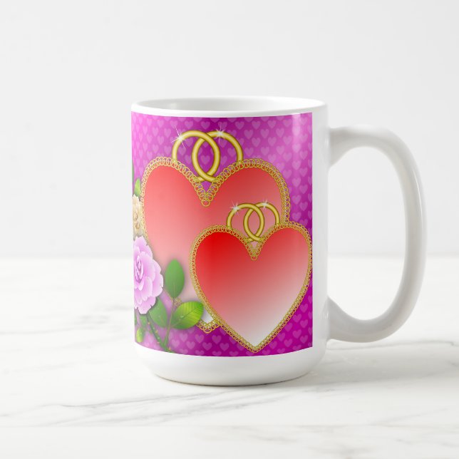Hearts Valentine's Day-20362 Coffee Mug (Right)