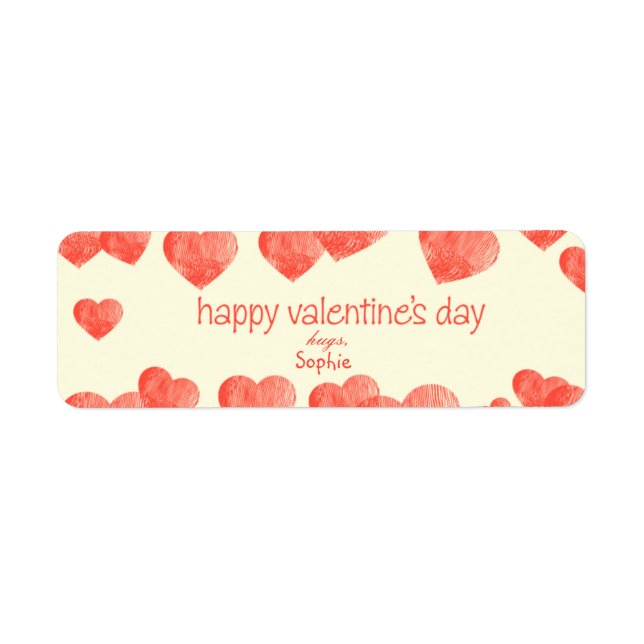 Hearts - Valentine's Day Gift Tgs (Front)