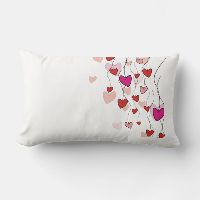 Hearts Vine Pillow (Front)