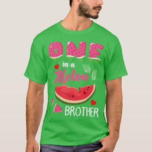 Hearts Watermelon Cream One In A Melon Brother Sis T-Shirt