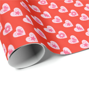 Hearts Wrapping Paper