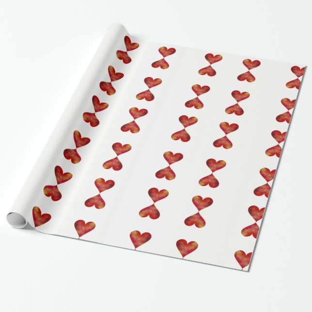 Hearts  Wrapping Paper (Unrolled)