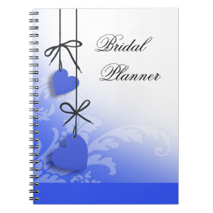 Heartstrings Bridal Planner cobalt Notebook