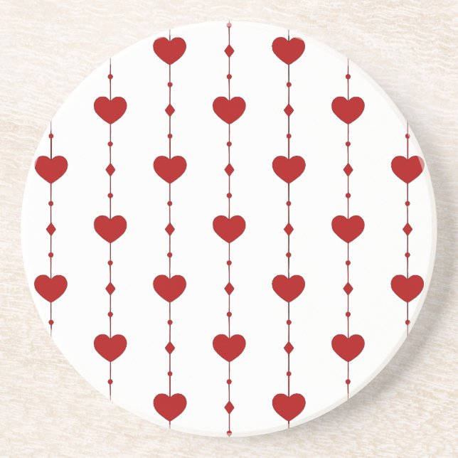 Heartstrings in Red Coaster (Front)