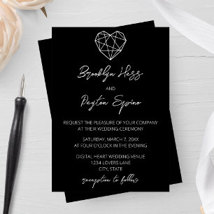 Heartstrings Wedding Invitation