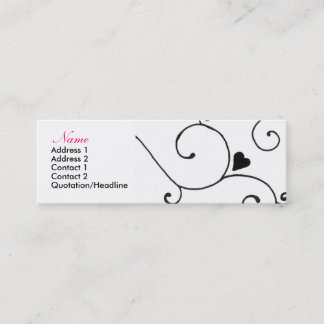 heartswirlscard mini business card