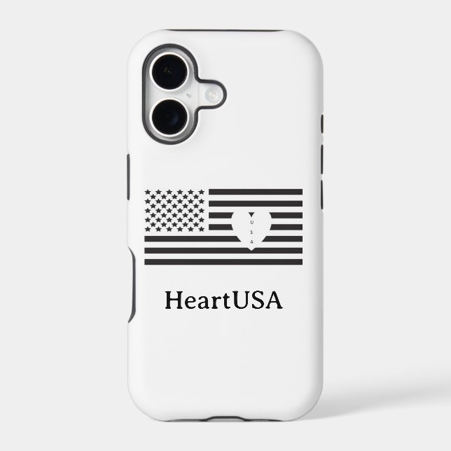 HeartUSA Iphone case  (Back)