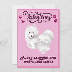 Heartwarming dog-themed Valentine's greeting card