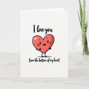 Heartwarming I Love You Card