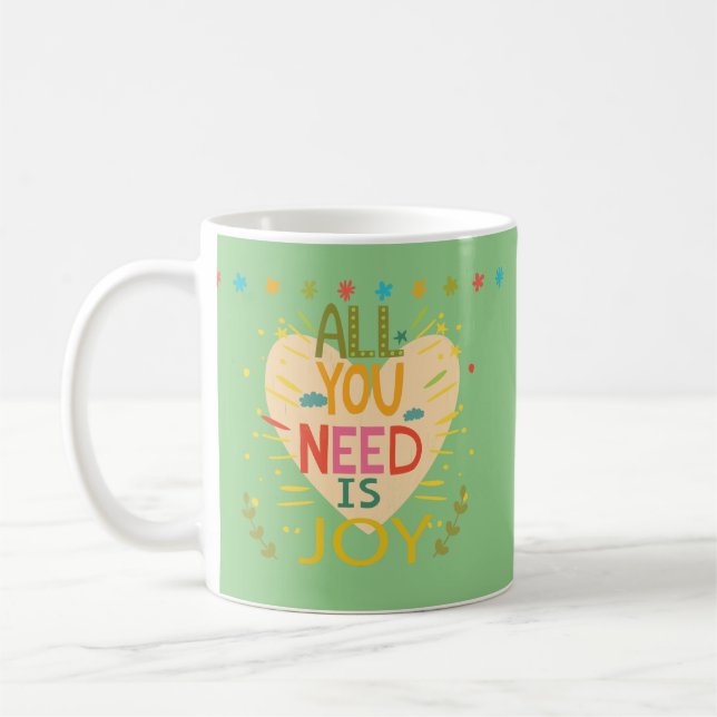 Heartwarming Kid Sayings Design  Coffee Mug (Left)