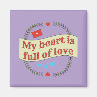 Heartwarming Message Design Magnet