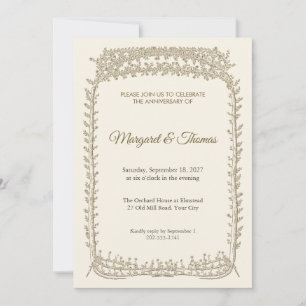 Heartwood Lineage Anniversary Party Invitation
