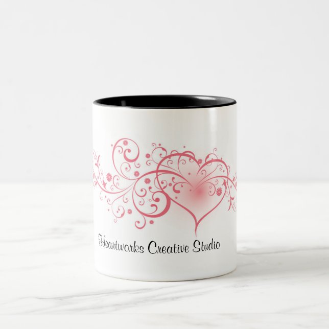 Heartworks Creative Studio Two-Tone Coffee Mug (Center)
