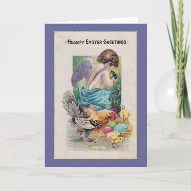 Hearty Easter Greetings - Card (Front)