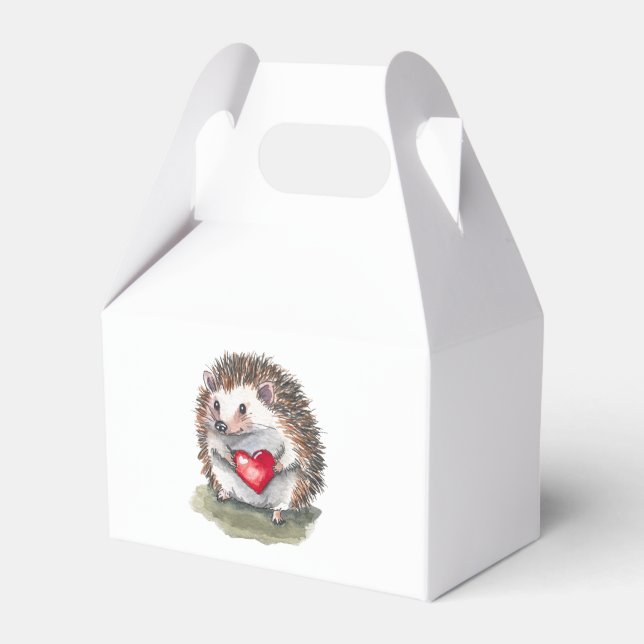 Hearty Hedgehog Favour Box (Front Side)