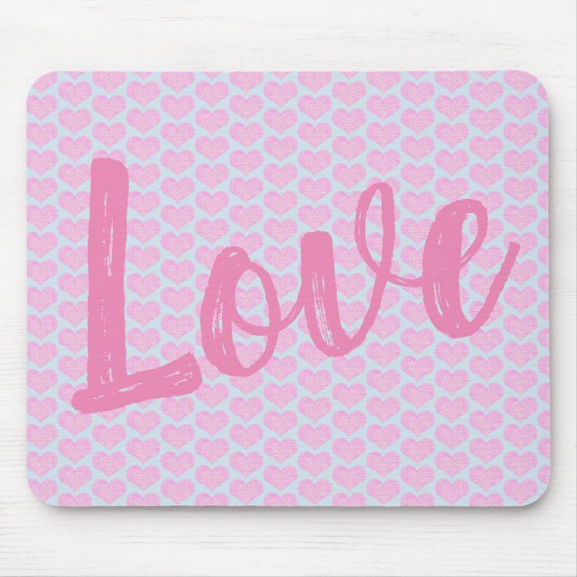Hearty Love Mouse Pad (Front)