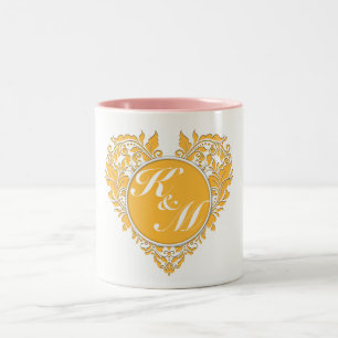 HeartyParty Two-Tone Coffee Mug