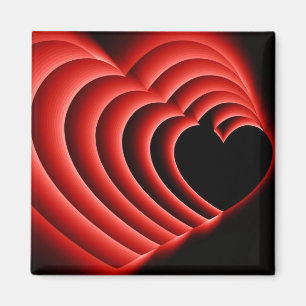 HeartZoomRed Magnet