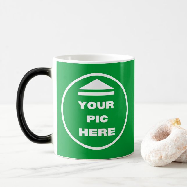 Heat Activated Mug - Reveals Your Image 11 oz (With Donut)