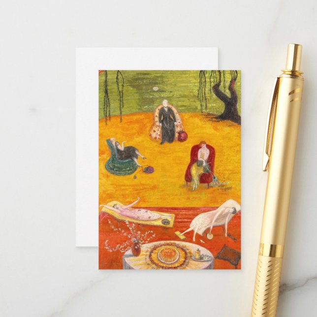 Heat by Florine Stettheimer Enclosure Card (Front/Back In Situ)