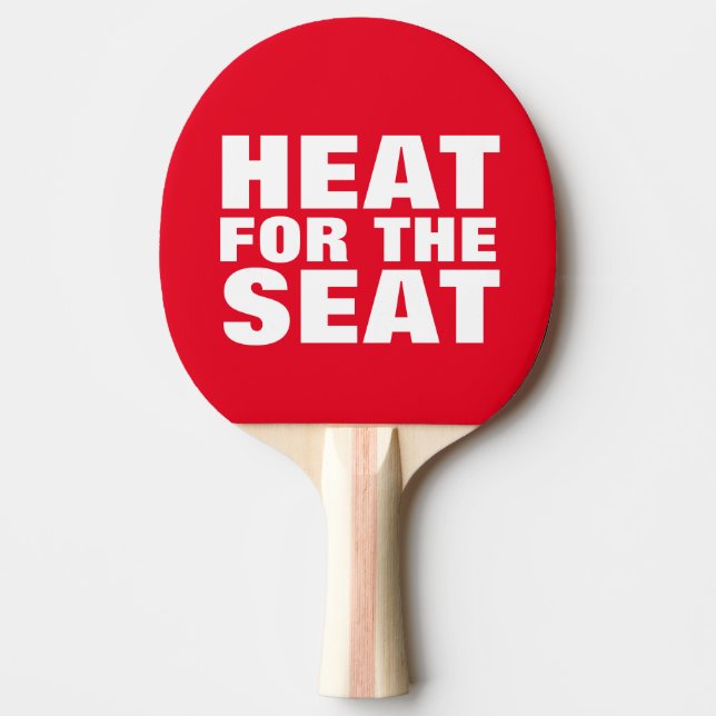 HEAT FOR THE SEAT VINTAGE FUNNY PADDLE (Front)