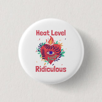 Heat Level Ridiculous Curry Lover 3 Cm Round Badge