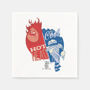 Heat Miser Hot Head & Snow Miser Mr. Cool Napkin