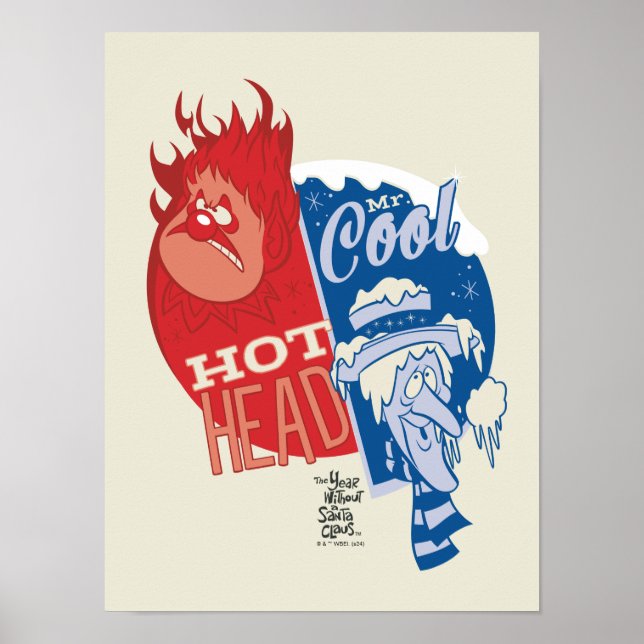 Heat Miser Hot Head & Snow Miser Mr. Cool Poster (Front)