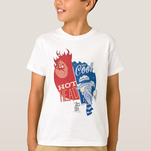 Heat Miser Hot Head & Snow Miser Mr. Cool T-Shirt (Front)