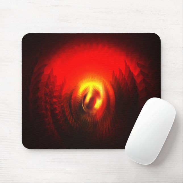 Heat of the moment... mouse pad (With Mouse)