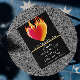 Heat Up with Our Fire Party! Invitation