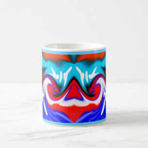 Heat wave art coffee mug