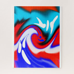 Heat wave art jigsaw puzzle