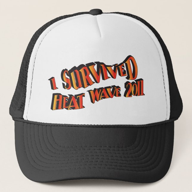 Heat Wave Survivor 2011 Bag Trucker Hat (Front)