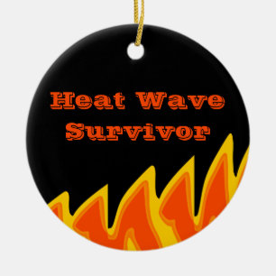 Heat Wave Survivor 2019 Ceramic Tree Decoration
