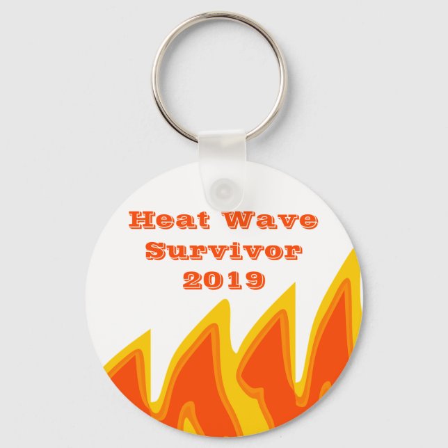 Heat Wave Survivor 2019 Key Ring (Front)