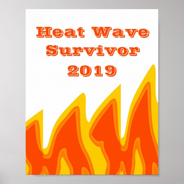 Heat Wave Survivor 2019 Poster (Front)