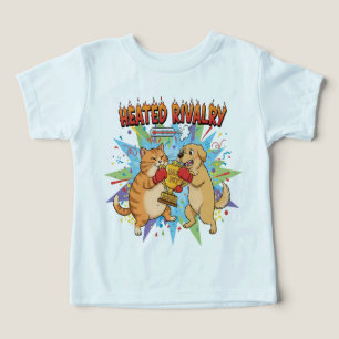 Heated Rivalry Cat vs Dog Boxing Funny Best Pet