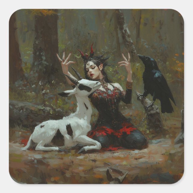 Heathen Square Sticker (Front)