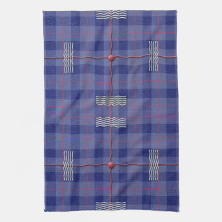 Heather Blue Plaid Tea Towel